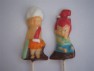 286sp Tiny Stones and Friend Chocolate Candy Lollipop Mold